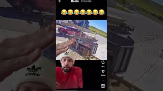 Dumb driver here #cartok #carcrash #trucks #failarmy #fail
