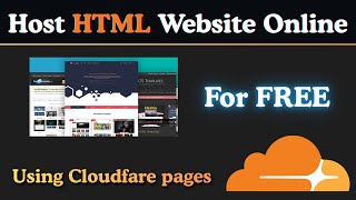 Host Your HTML Website Online for FREE Using Cloudflare Pages | Step-by-Step Guide