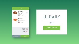 UI Daily 35: Order Screen