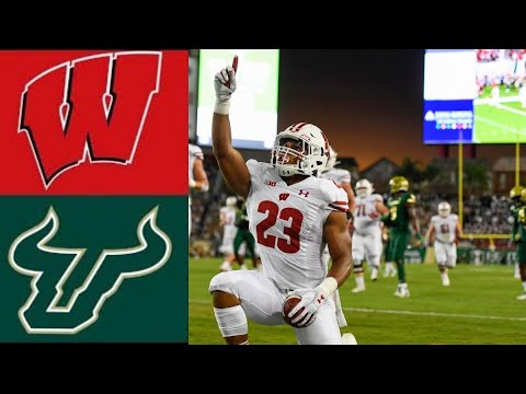 Wisconsin vs USF Highlights | College Football (8/30/19)