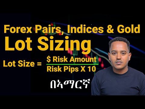 Lot size calculation for forex pairs, gold and indices