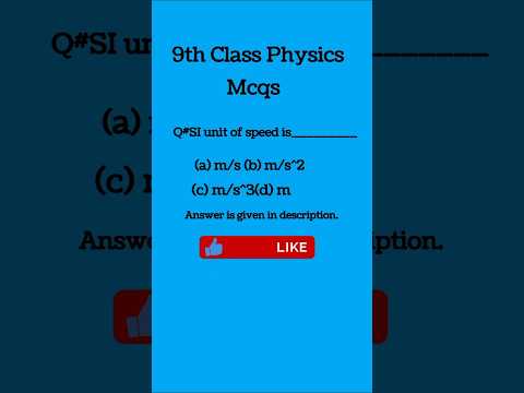 9th Class Physics Board Mcqs | Ch#2 | PPSC Physics Mcqs| Video 15 |#neetphysicsmcqs #viralvideo