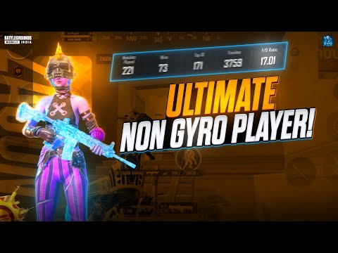ULTIMATE NON GYRO PLAYER! [*Intense Rank Push Lobby Clutches!*] | BGMI