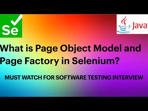 What is Page object Model and Page Factory in Selenium?