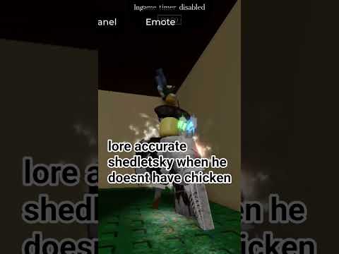 chickenless shedletsky #forsaken #roblox
