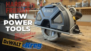 40 NEW Power Tools from Milwaukee, Dewalt,  Kreg, Harbor Freight, Festool, Makita and more!