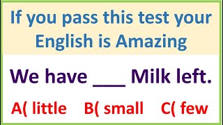 English Grammar Test  ✨ If You Can Pass This! Test You Are A Genius!