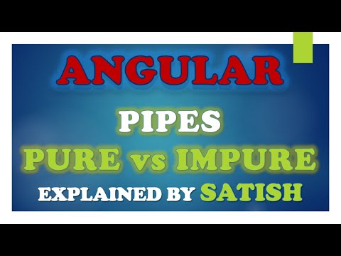 #angular Angular | Pure vs Impure Pipes | What are the differences between Pure and Impure Pipes