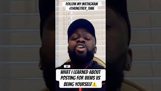 What I Learned About Posting For Views vs Being Yourself⚠️#bedifferentfamily⚠️👑💡🚨 #bdf⚠️👑💡