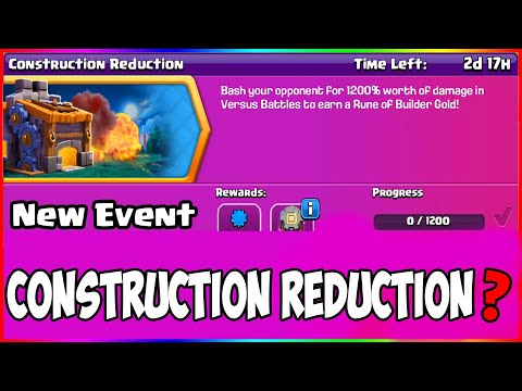 Construction Reduction Clash of Clans