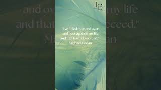 From Failure to Success: The Michael Jordan Story" 🏀 #MichaelJordan #FailureIsLearning