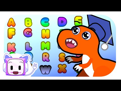T-Rex ABC Song for Kids | Learn the Alphabet with Dinosaurs | Kids Song