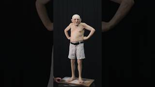 Hyper realistic sculpture under a minute #art #hyperrealism #sculpture #silicone #resin #arte
