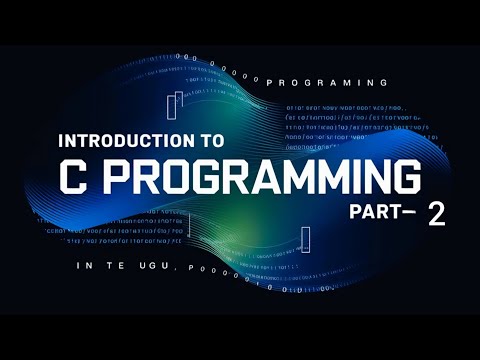 INTRODUCTION TO PROGRAMMING PART -2