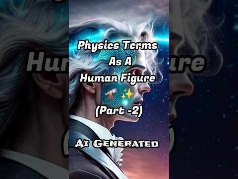 Physics Terms as Human Figures (P-2)🔭✨ - Ai generated #ai #midjourney #shorts #viral #trending
