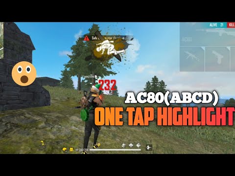 AC80(ABCD) ONE TAP HIGHLIGHT || FREEFIRE || VAMPIRE GAMING🖤