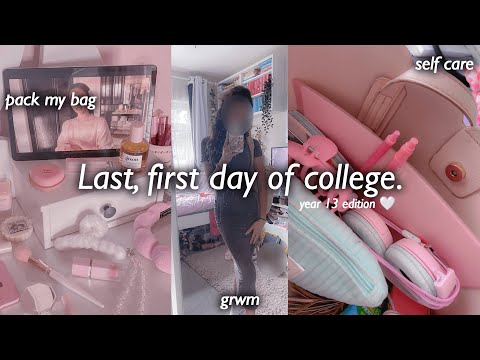 last, first day of college {year 13! grwm for my first day, college prep!}