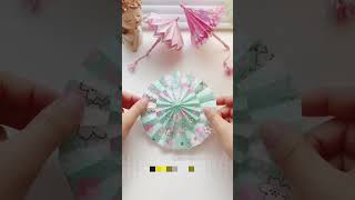 #craftingcommunity #creativediy #craftingtutorial #papercrafts # paper umbrella tutorial