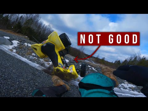 I WRECKED my quad on the first ride!