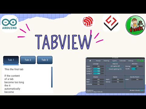 ทำ UI แบบมี Tab เปลี่ยนหน้าใน SquareLine Studio | สวย ใช้ง่าย เหมาะกับ ESP32