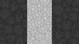 Flower background flat design #beforeafter #vnwhy #flatdesign #affinitydesigner #robot #vectorart