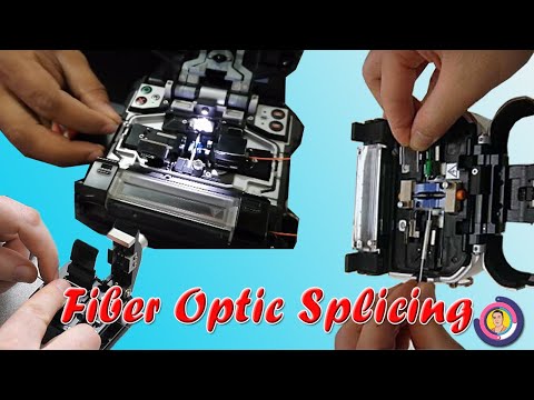 Fiber Optic Splicing #Fibersplicing