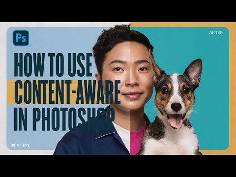 Content-Aware fill and Content-Aware Move Tool Photoshop Tutorial #contentawarefill#contentawaremove