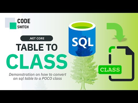 SQL Table To C# Classes - Table to Modal classes without EF