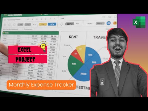 Excel Monthly Expense Tracker for Beginners 2026 | Raw Bits | Sandip Shah