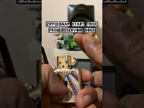 This Zippo trick was used in the popular Quentin Tarantino movie - Reservoir Dogs #zippo #tricks
