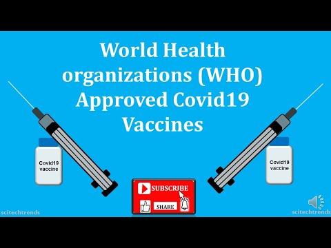 WHO approved Covid19 vaccines | WHO EUL vaccine list | scitechtrends