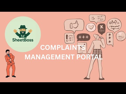 Customer Complaints Management  Portal  Template Tutorial