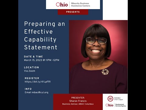 Preparing an Effective Capability Statement