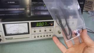 Comparison of BlackReel and Marrs belts on Aiwa Excelia 009