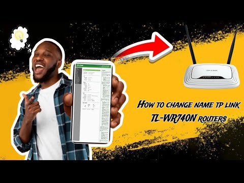 How  to change WiFi Name TP Link TL-WR740N Router at home2024 Wifi ko password kasari change garney.
