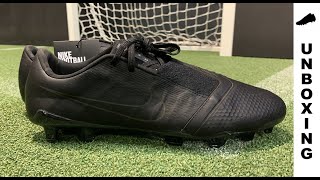 Nike Phantom Elite Leather Tech Craft FG - Black