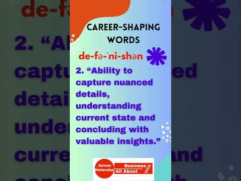 Career-Enrichment & Growth Mindset Word: Perspicacity #growthmindset #careerwords #shorts