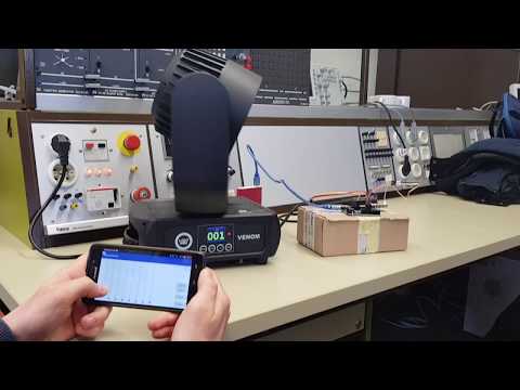Wireless DMX controller project