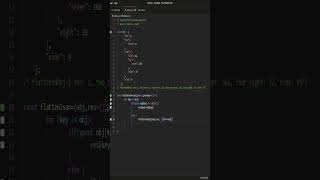 JavaScript Interview Question in Google Interview: Flattening JSON