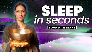 SLEEP IN SECONDS | Vagus Nerve Reset | Sound Bath Meditation