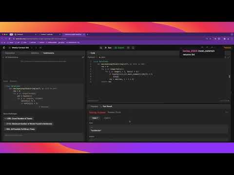 Let's CRUSH LeetCode's Weekly 390!