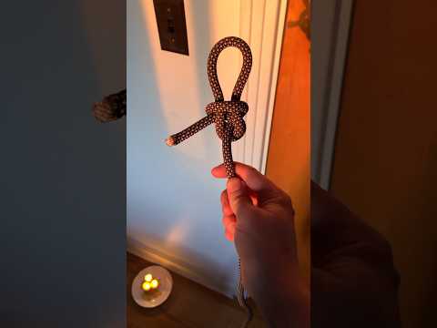 How to tie the anglers knot 🪢#knotskills #knotting #knots #knottying