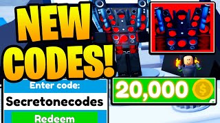 *NEW* ALL WORKING CODES FOR Toilet Tower Defense IN AUGUST 2023! ROBLOX Toilet Tower Defense CODES