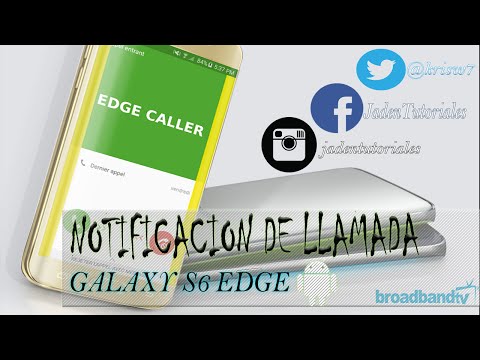 NOTIFICAN de llamada, estilo GALAXY S6 EDGE ANDROID sin ROOT