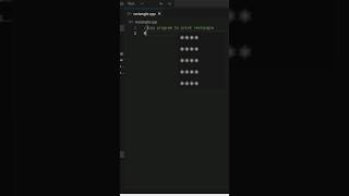 cpp program to print rectangle pattern #shorts #cplusplusprogramming #patternprogram#cppprogramming
