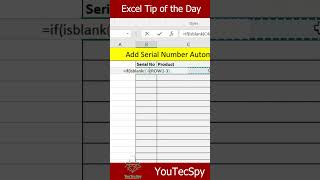 Stop Wasting Time! Autofill Serial Numbers in Excel #autofillserialnumbers #autofill#exceltips