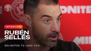 Rubén Sellés delighted to land duo