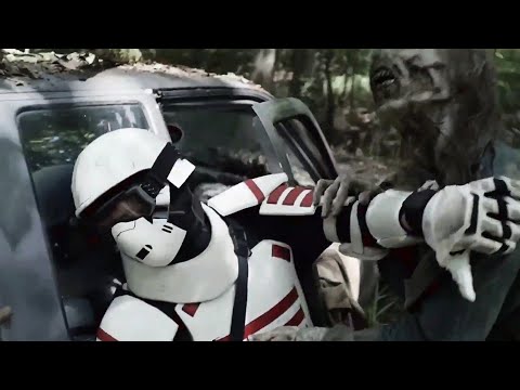 The Walking Dead Walkers Ambush Commonwealth Soldiers