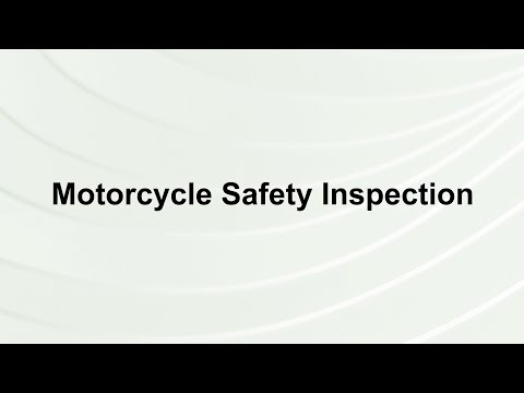 Motorcycle Safety Inspection