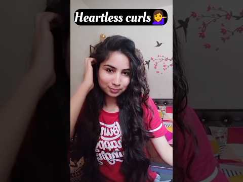 Heatless curls using dupatta ✨/Heatless curls at home #short